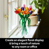 LEGO Botanicals Tulip Bouquet building set 576 pieces - British product