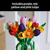 LEGO Botanicals Tulip Bouquet building set 576 pieces - British product