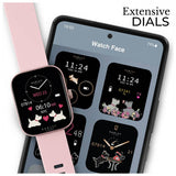 Radley Series 32 pink silicone strap smartwatch, imported from the UK