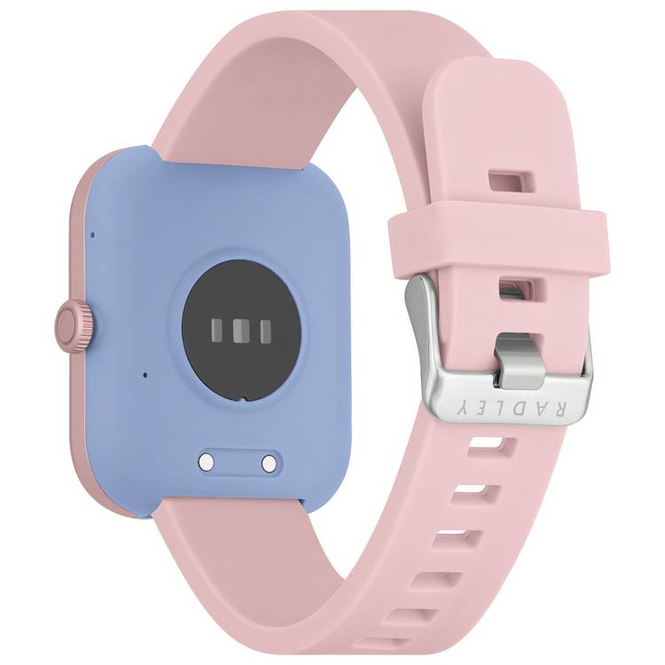 Radley Series 32 pink silicone strap smartwatch, imported from the UK