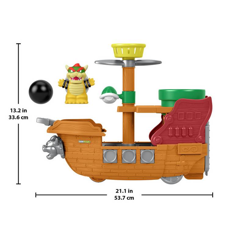 Fisher-Price Little People Bowser's Airship playset, UK version