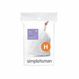 Simplehuman bin liners Code H 35L pack of 20, imported from the UK