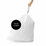Simplehuman bin liners Code H 35L pack of 20, imported from the UK