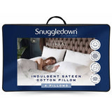 Argos Snuggledown Retreat Indulgent Sateen Cotton Pillows 4 Pack- Buy online at McGrocer