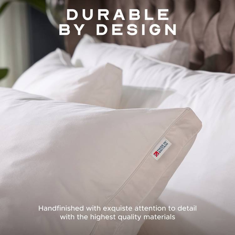 Snuggledown sateen cotton pillows 4 pack, imported from the UK
