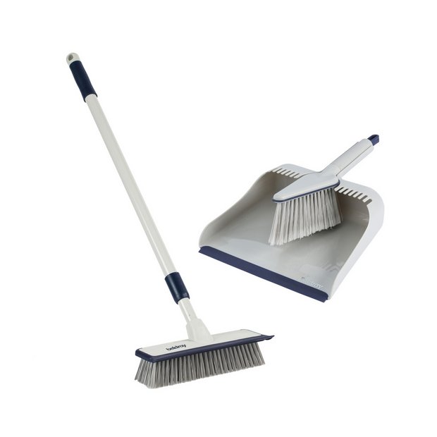 Beldray floor scrubber brush and dustpan set, UK version