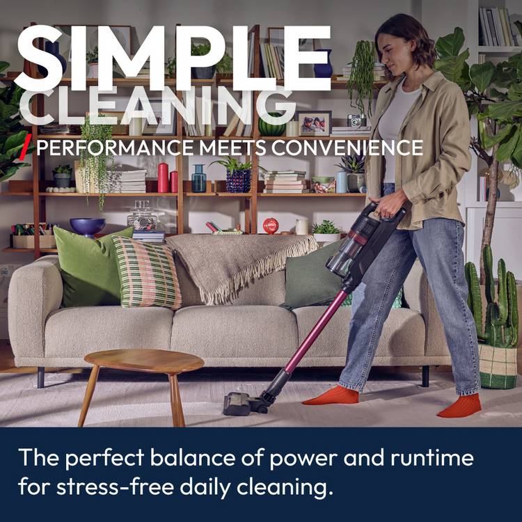 Hoover HF1 Max cordless vacuum cleaner 2.35kg - British product