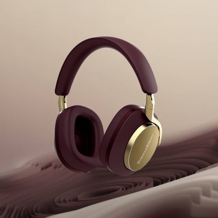 Bowers & Wilkins Px8 wireless headphones Burgundy, imported from the UK