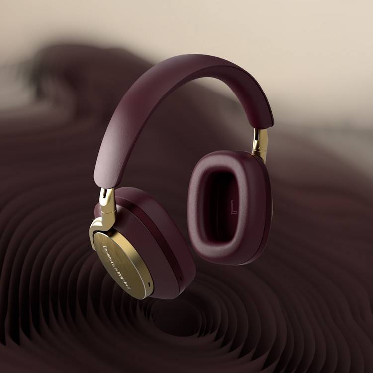 Bowers & Wilkins Px8 wireless headphones Burgundy, imported from the UK