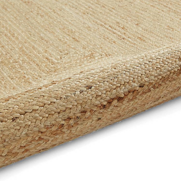 Think Rugs Savannah natural jute flatweave rug 120x170cm, imported from the UK
