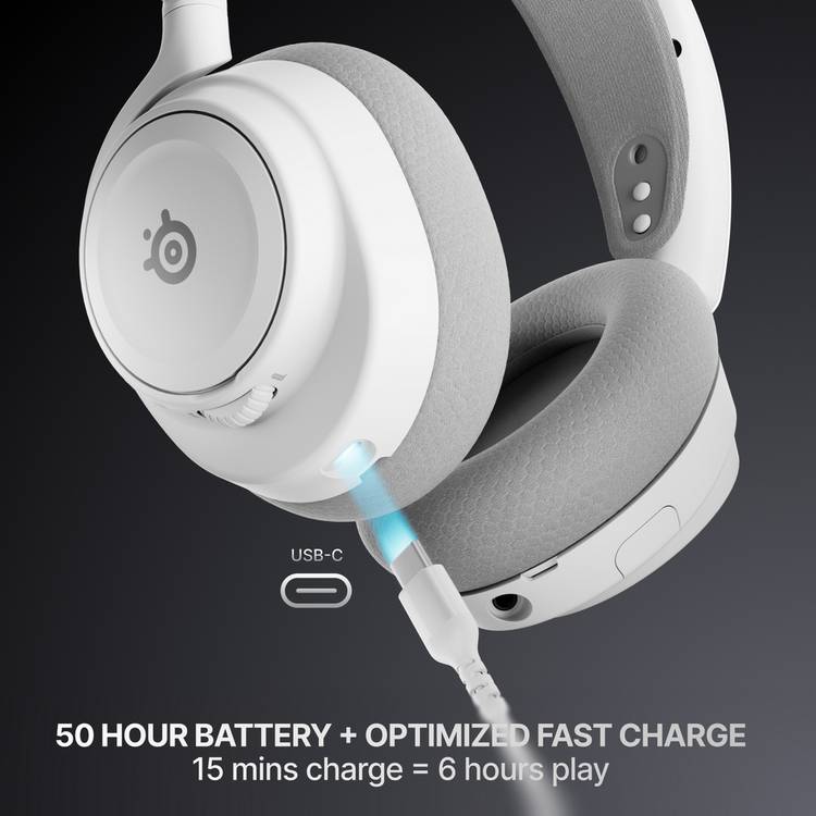 SteelSeries wireless gaming headset white (British brand)