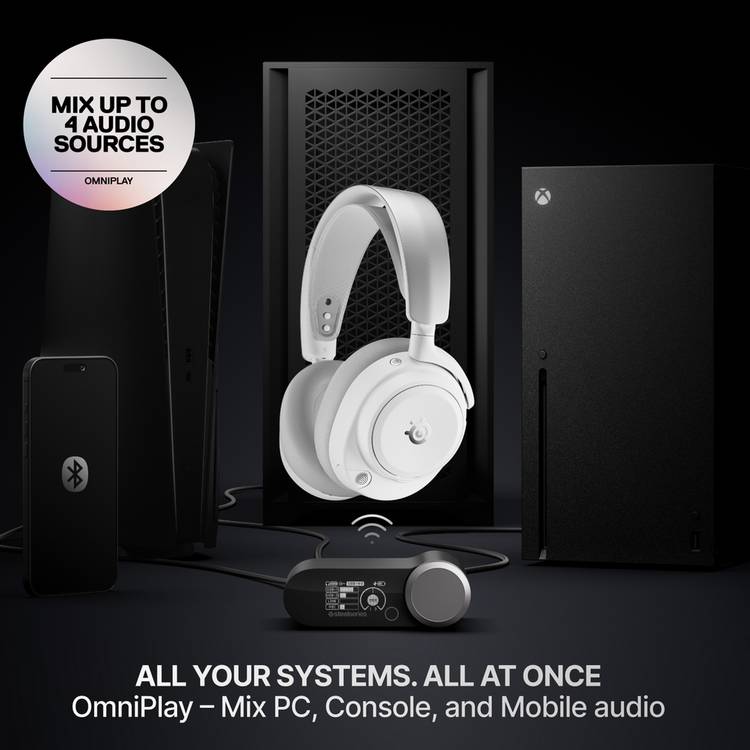 Steelseries Arctis Nova Pro wireless headset white (British brand)