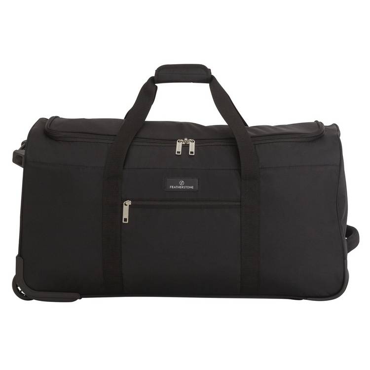 Featherstone 2 wheel medium holdall black, imported from the UK