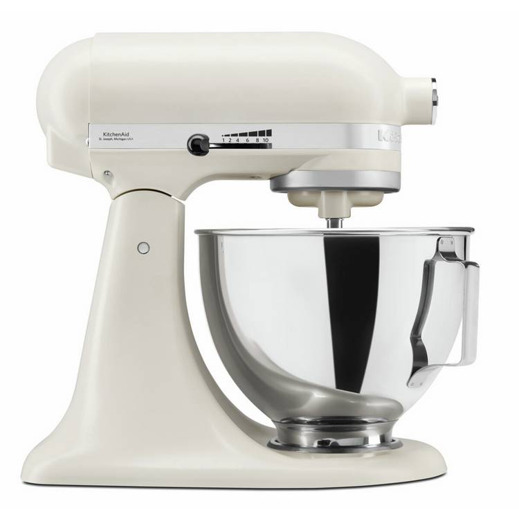 KitchenAid white stand mixer 4.3L, UK version
