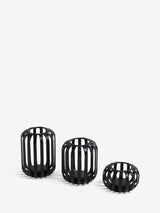 Black Wire Tea Light Candle Holders Set of 3