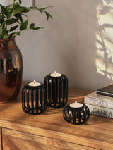 Next Black Wire Tea Light Candle Holders Set of 3- Buy online at McGrocer
