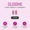 VitaBright Super Strength cranberry capsules 180 count (British brand)