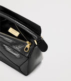 LOEWE Mini Puzzle Bag lizard skin 12.5cm, imported from the UK