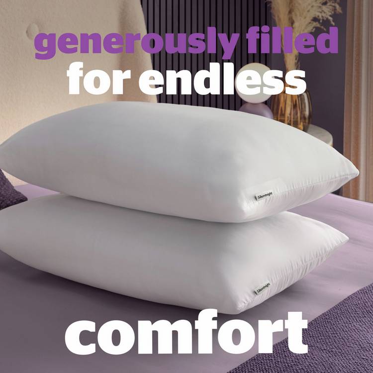 Silentnight deep sleep medium soft pillow, UK version