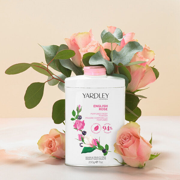 Yardley English Rose body powder 200g (British brand)