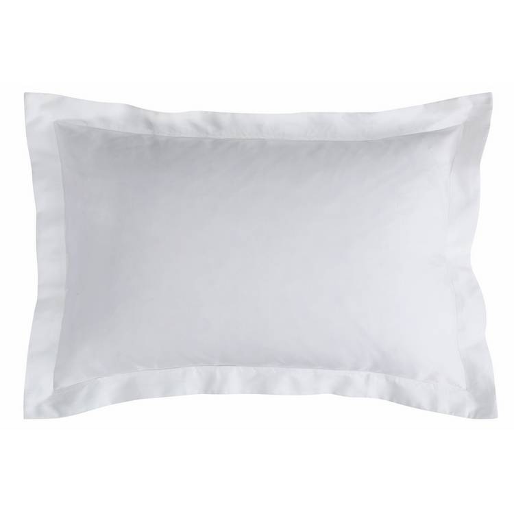 Habitat Egyptian cotton oxford pillowcase pair white (British brand)