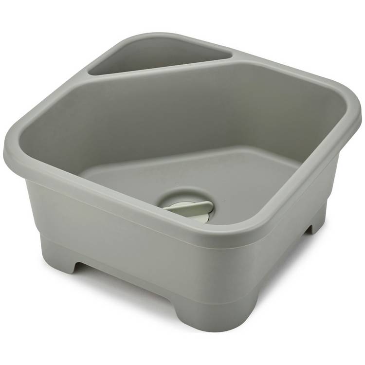 Joseph Joseph Duo wash up bowl grey plastic (British brand)