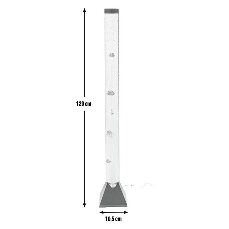 Argos Home bubble fish floor lamp black - British product