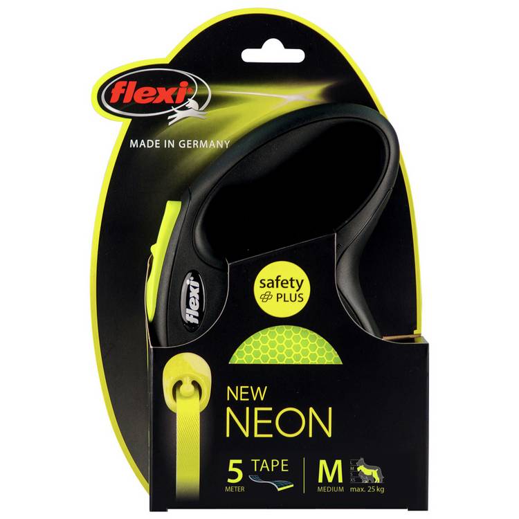 Flexi reflective dog lead 5m (British brand)