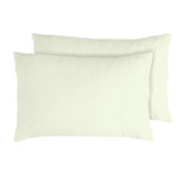Habitat Egyptian cotton pillowcase pair cream standard 75x50cm - British product