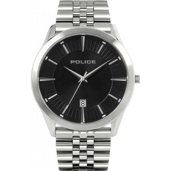 Police Black Patriot watch stainless steel (British brand)