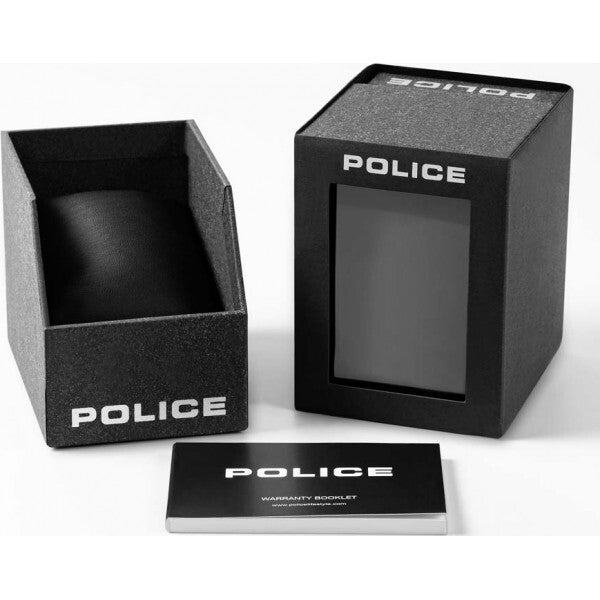 Police Black Patriot watch stainless steel (British brand)