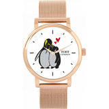 Superdrug Toff London White Ladies Valentine Penguins Hugging Watch- Buy online at McGrocer
