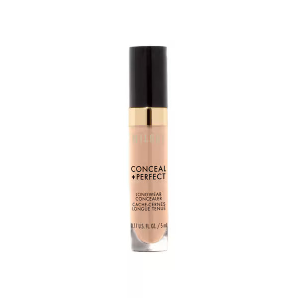 Milani Conceal Perfect Long Wear Concealer Light Beige 5ml, imported from the UK