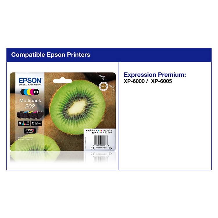 Epson ink cartridges black and colour multipack (British brand)