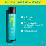 Matrix High Amplify Shampoo Duo lightweight volume shampoo - British product