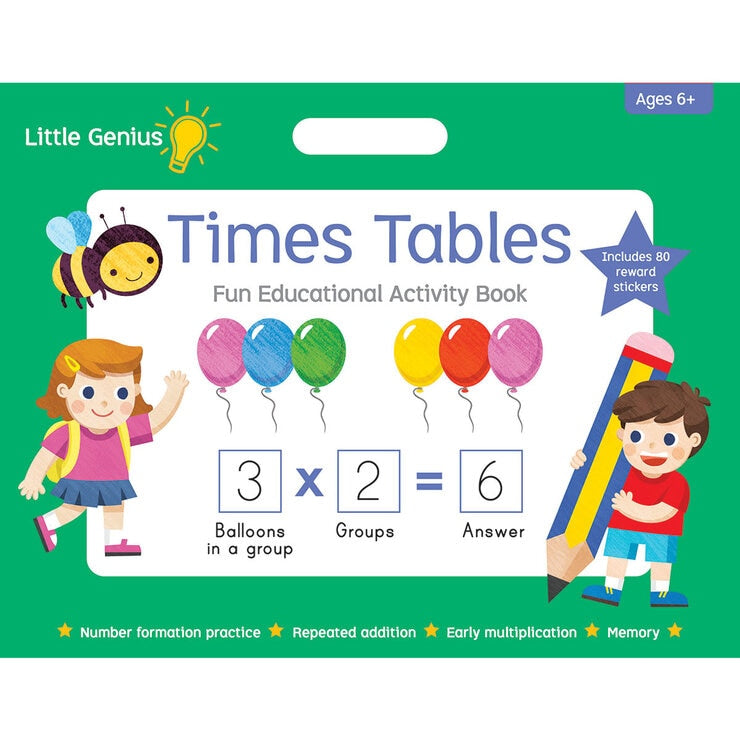 Little Genius fun educational activity book for ages 3+, UK version