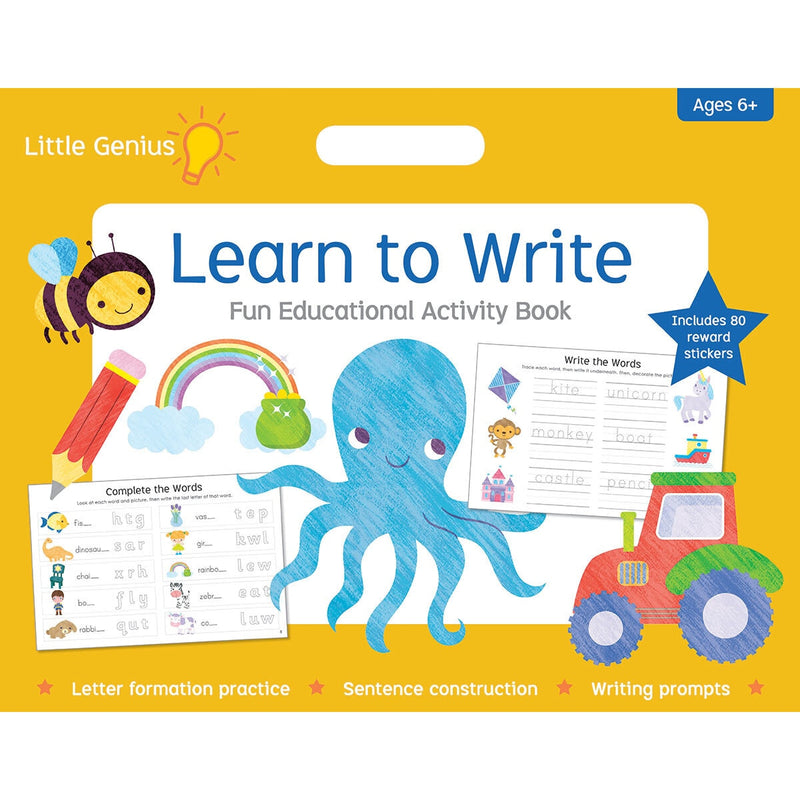 Little Genius fun educational activity book for ages 3+, UK version