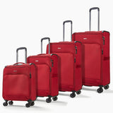 Costco UK Rock Georgia 4 Piece Softside Luggage Set in Burgundy- Buy online at McGrocer