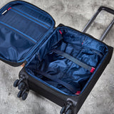 Rock Georgia 4-piece softside luggage set black - British product