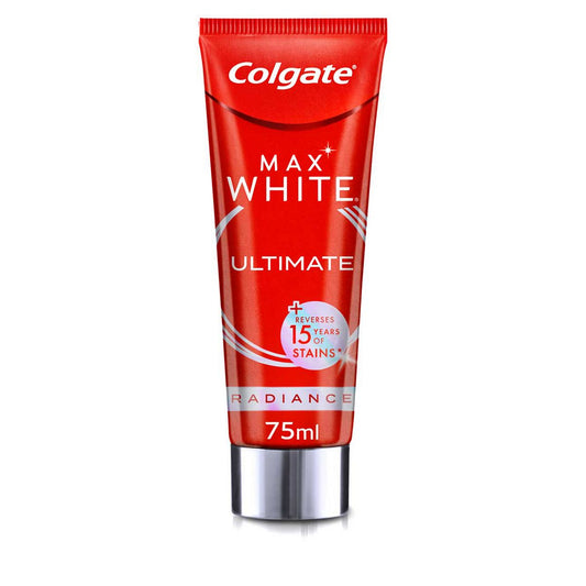 Colgate Max White Ultimate Radiance Whitening Toothpaste 75ml GOODS Boots   