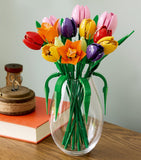 Lego botanical tulip bouquet building set with 576 pieces, UK version