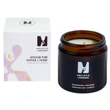 Holistic London pink pepper peony scented candle 120ml, UK version