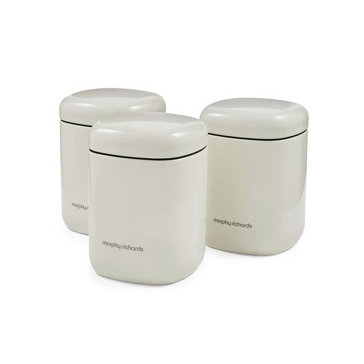 Morphy Richards canister set cream - British product