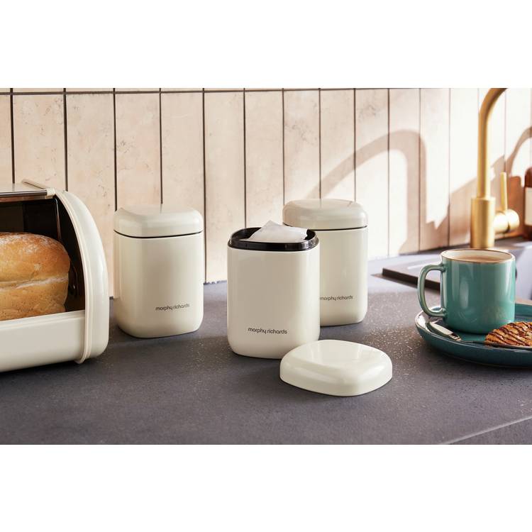 Morphy Richards canister set cream - British product