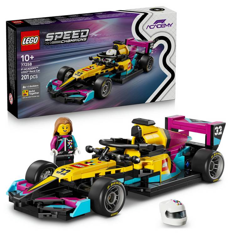 LEGO Speed Champions F1 Academy Race Car 77258 201-piece, imported from the UK