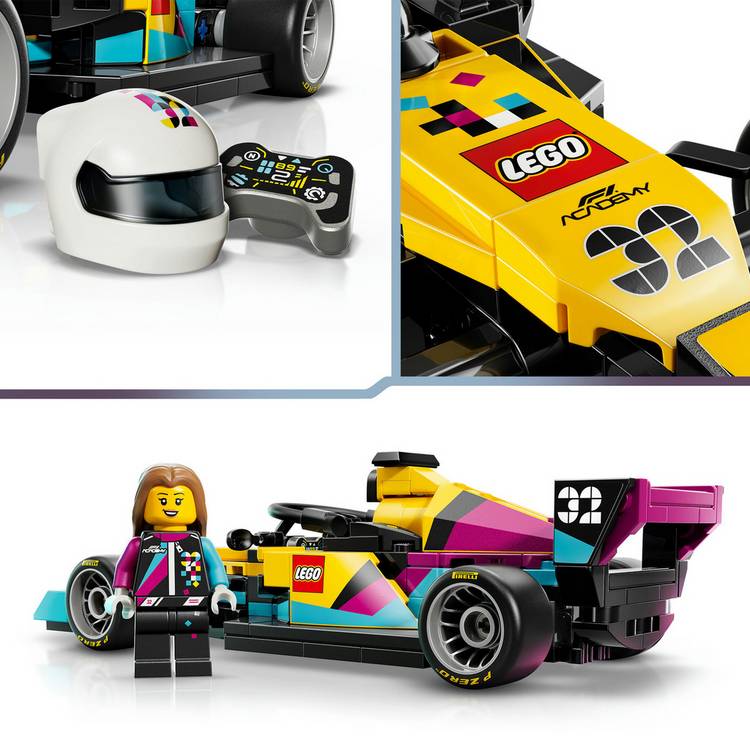 LEGO Speed Champions F1 Academy Race Car 77258 201-piece, imported from the UK