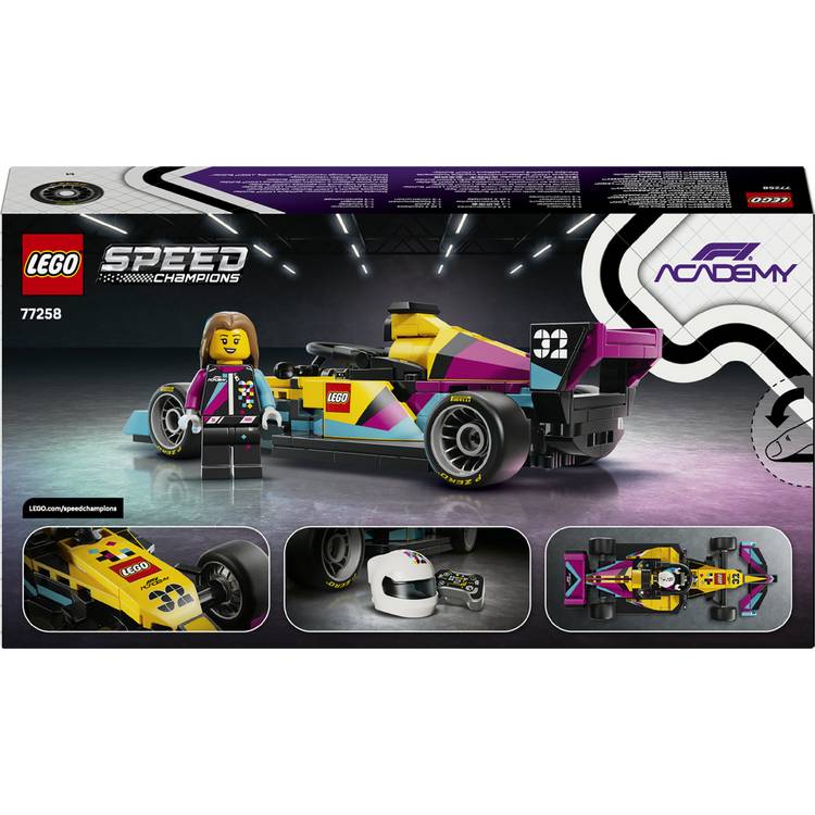LEGO Speed Champions F1 Academy Race Car 77258 201-piece, imported from the UK