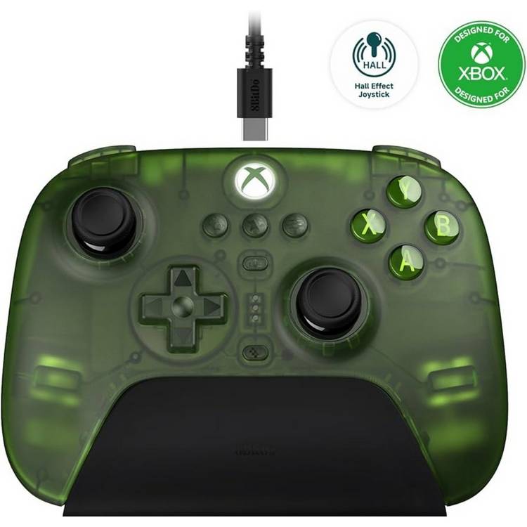 8BitDo 3-Mode Wireless Controller Jade, imported from the UK