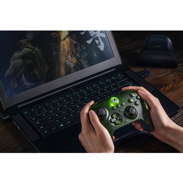 8BitDo 3-Mode Wireless Controller Jade, imported from the UK