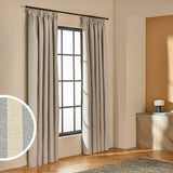 Argos Habitat Blue Stripe Blackout Pencil Pleat Curtains - 117x137cm- Buy online at McGrocer